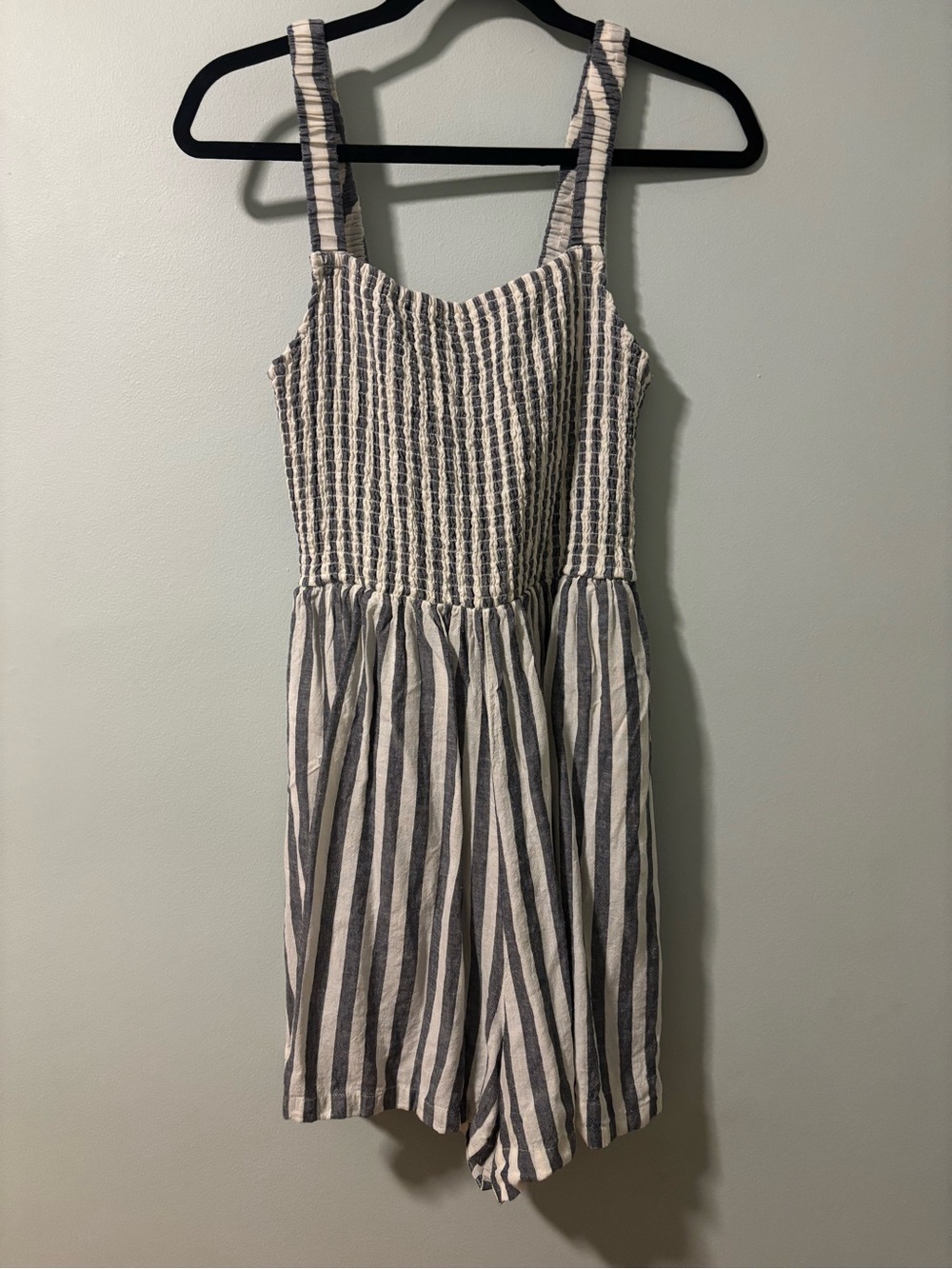 Selene Smocked Romper Marine Layer Size M